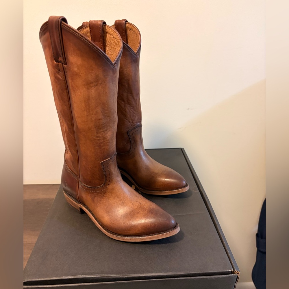 Frye Women's Jackie Boots Leather Heeled Boots